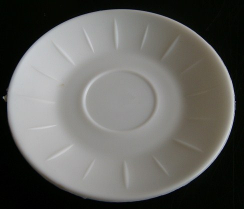 Saucer - White - Click Image to Close